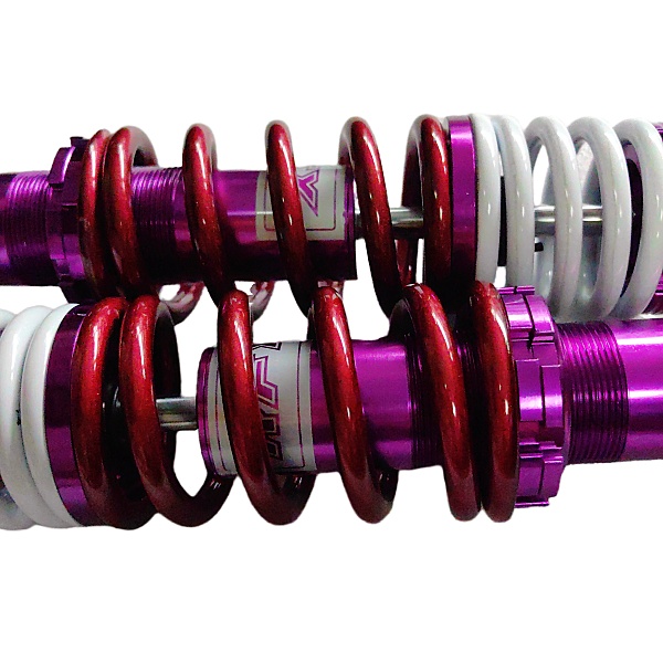 310mm Motorcycle Electric Vehicle Rear Shock Absorber Purple