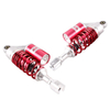 RFY 280mm & 295mm red Motorcycle Air Shock Absorbers - for Scooters, ATVs, and Dirt Bike