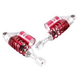 RFY 280mm & 295mm red Motorcycle Air Shock Absorbers - for Scooters, ATVs, and Dirt Bike