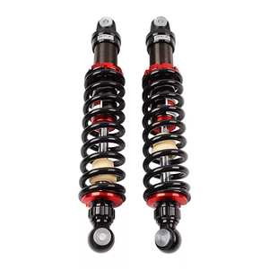 10MM 400MM Motorcycle Adjustable Shock Absorber For ATV UTV Four-wheeled All-terrain Vehicle QUAD Black Red