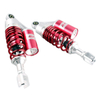 RFY 280mm & 295mm red Motorcycle Air Shock Absorbers - for Scooters, ATVs, and Dirt Bike